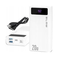 Powerbank Blow 20000 mAh biały