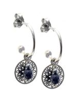 Kolczyki MIJAS Szafir 925