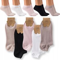 5x Skarpetki damskie BAWEŁNIANE pastelowe STOPKI WYGODNE SKARPETY