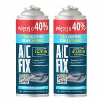 AC FIX R134a XL 2xCZYNNIK KLIMATYZACJI do samochodu 470g