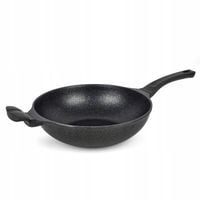 Duża PATELNIA GŁĘBOKA MARMUROWA patelnia WOK na indukcję 30cm Konighoffer