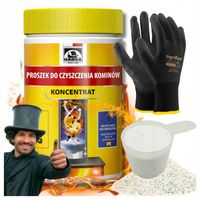 ŚRODEK PROSZEK DO CZYSZCZENIA KOMINA PIECA USUWANIA SADZY ZESTAW HANSA 1kg