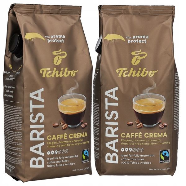 Kawa ziarnista Tchibo Barista Caffe Crema 2x1kg zdjęcie 1