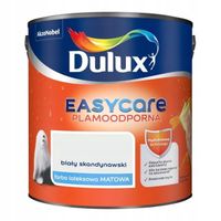 Farba plamoodporna Dulux Easy Care biały skandynawski 2,5 l