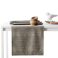 Obrus Vesta plamoodporny nowoczesny 115x200+35x200 Cappuccino AmeliaHome