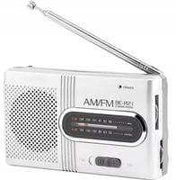 Radio Turystyczne Przenośne Kuchenne na Baterie AM/FM Wejście na