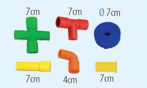 klocki edukacyjne rurki King na Arena.pl