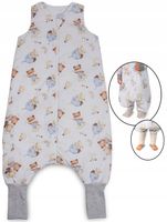 ŚPIWOREK do spania z NOGAWKAMI i SKARPETKAMI 1,0 Tog rozmiar 68-86 S