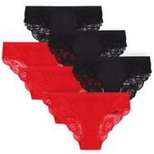 FIGI DAMSKIE MAJTKI KORONKA 6 SZTUK rozmiar M