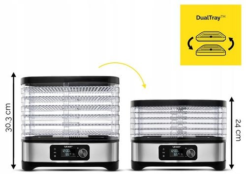 10w1 DUŻA Suszarka do Grzybów Owoców Yoer 450W INOX Timer +6 SIT+9 na Arena.pl