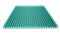 Poliwęglan komorowy 500x1050 turkusowy 10 mm