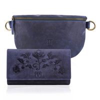 zestaw zup-56-db saszetka damska t-36-db portfel skórzany t-05-db