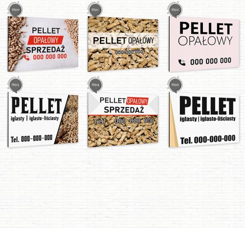 nadruk UV TABLICZKA reklamowa nierdzewna 40x30 PELLET OPAŁOWY sprzedaż na Arena.pl