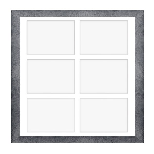 Ramka na 6 zdjęć Hekla 40x40x6 MDF galeria beton 1szt. zdjęcie 2