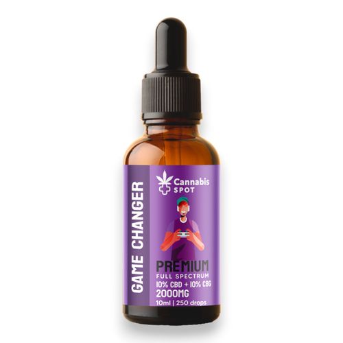Olejek Gamechanger Premium - 10% CBD + 10% CBG na Arena.pl