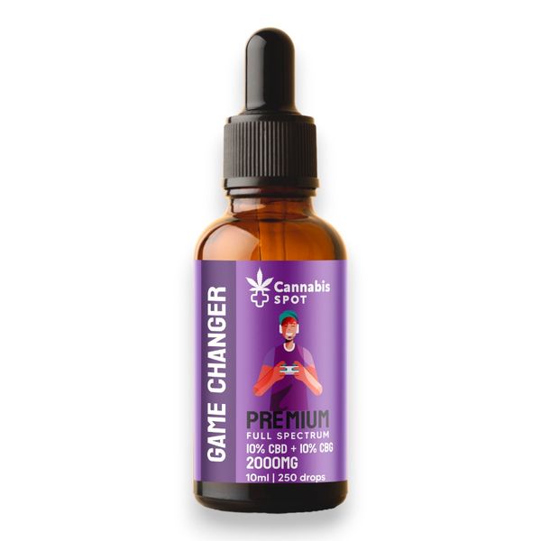 Olejek Gamechanger Premium - 10% CBD + 10% CBG zdjęcie 2
