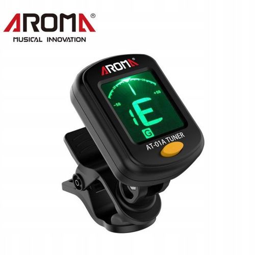 STROIK TUNER GITAROWY DO STROJENIA GITARY SKRZYPIEC BASU UKULELE AROMA na Arena.pl
