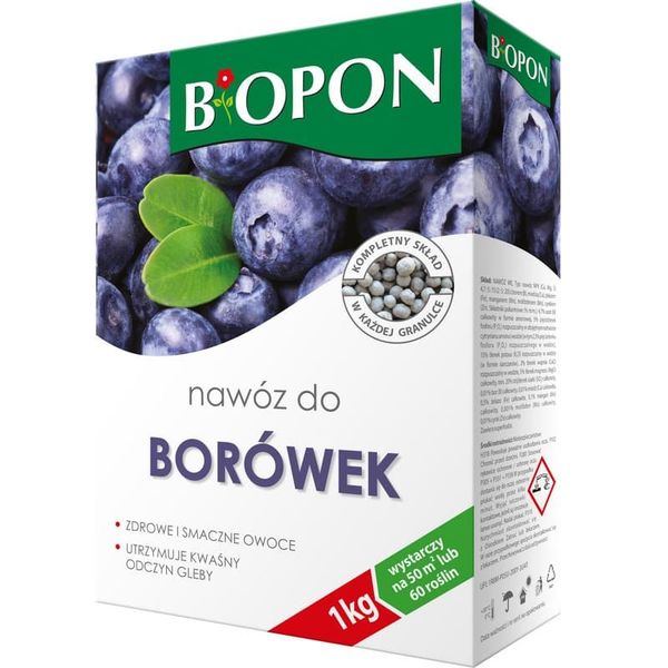 Nawóz BIopon do borówek karton 1kg zdjęcie 3