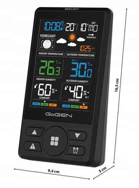 Stacja meteo Gogen - ME1250B zdjęcie 2