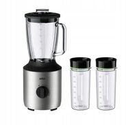 Blender kielichowy Braun JB3272 SI 800W PowerBlend 1,5L+2 Kubki Smoothie2Go
