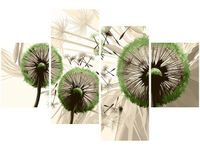 140CM 70 OBRAZ DMUCHAWCE ZIELENI ŚCIENNY