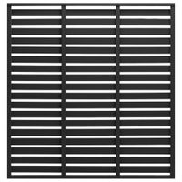 Panel ogrodzeniowy z WPC, 180x180 cm, czarny