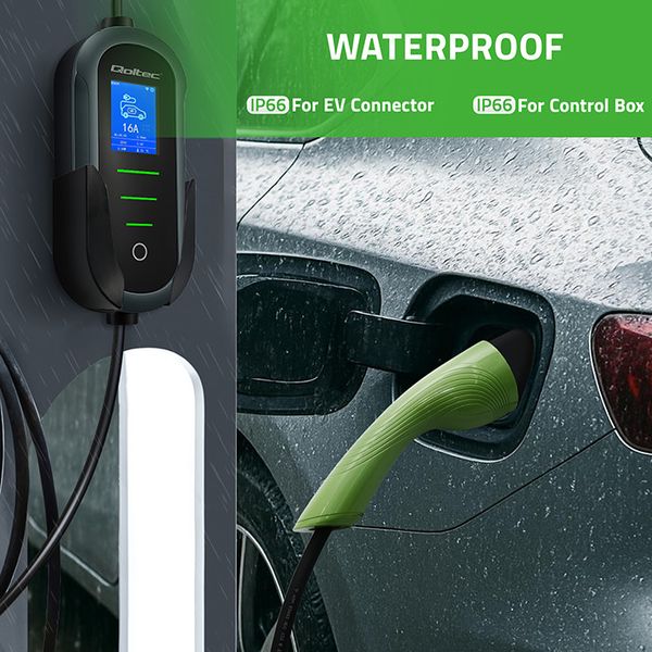 Qoltec ładowarka EV Typ 2 11kW WiFi 5m zdjęcie 14