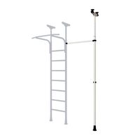 słupek rozporowy z drążkiem gimnastycznym - czarny