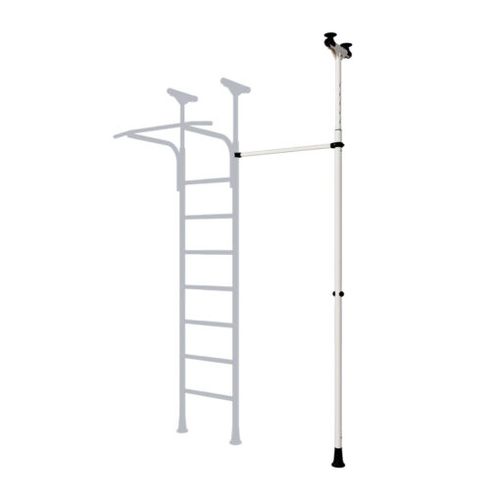 słupek rozporowy z drążkiem gimnastycznym - czarny na Arena.pl