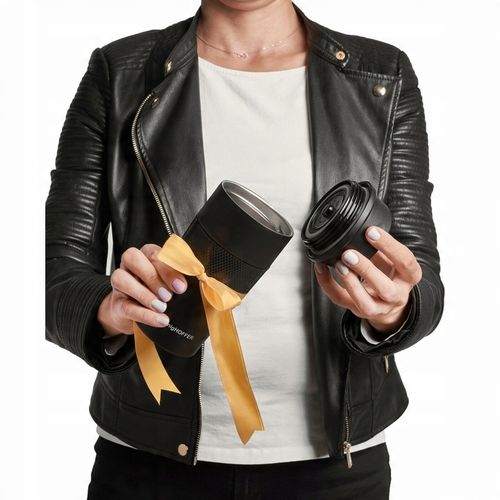 Turystyczny KUBEK TERMICZNY NA KAWĘ termos NA HERBATĘ Elliot 440ml CZARNY na Arena.pl