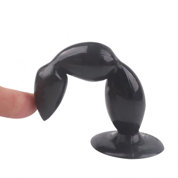 Rocket drill 5,2 inch black big anal plug 5,2 inch / 13 cm zdjęcie 3