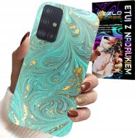 ETUI DO SAMSUNG GALAXY M31S - MARMURKOWE WZORY + SZKŁO HARTOWANE