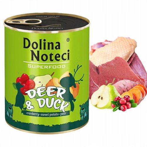 DOLINA NOTECI SUPERFOOD Karma mokra dla psa MIX 12 x 400g bezzbożowa na Arena.pl
