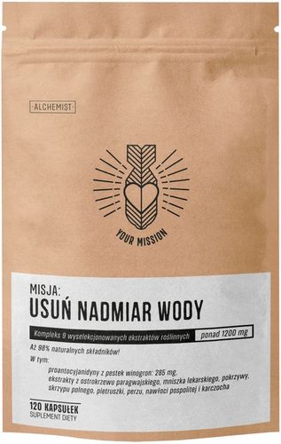 MISJA: Usuń nadmiar wody! 9 ekstraktów 120 kapsułek Alchemist na Arena.pl