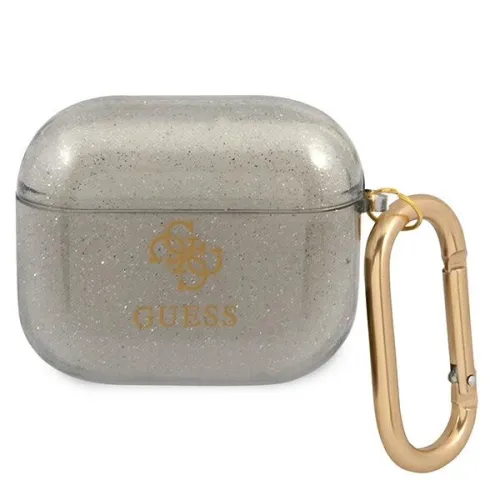 Etui Guess Glitter Collection na AirPods 3 - czarne na Arena.pl