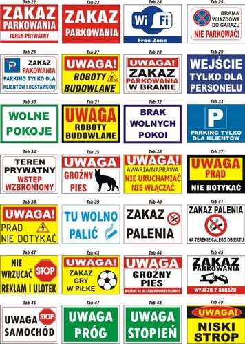 Tablica PCV Znak Parking tylko dla klientów tabliczka na Arena.pl