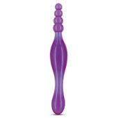 Dwustronne Żelowe Dildo Galaxia Lavender