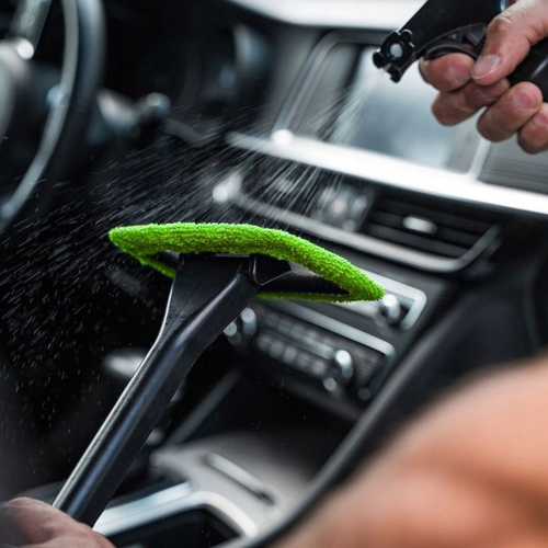 Myjka Do Szyb Okien Samochodowych Mikrofibra Do Mycia Usuwania Pary szyb na Arena.pl