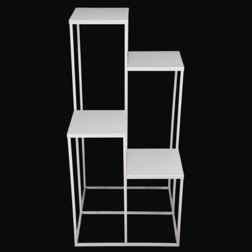 Nowoczesny Kwietnik Loft SREBRNY SIMPLE 12 070/K-12-4K-100S na Arena.pl