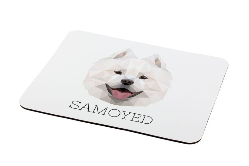 Samojed podkładka geometryczny Art-Dog zdjęcie 2