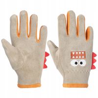 Rękawiczki Dziecięce Ocieplane Bużki Zwierzątka Pięciopalczaste 19 cm MORAJ