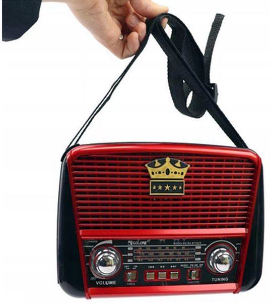 RADIO RETRO PRZAENOŚNE KUCHENNE SOLAR BLUETOOTH AKUMULATOR USB zdjęcie 6