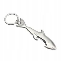 Brelok Otwieracz do Piwka kapsli Shark Rybka EDC Rekin Szczęki Film