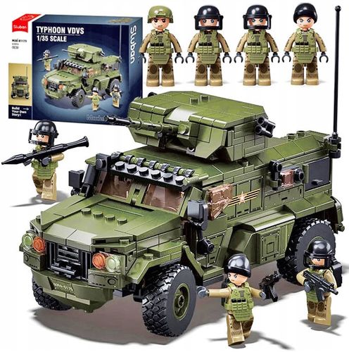 POJAZD WOJSKOWY 4386 TAJFUN klocki konstrukcyjne tir wojsko płytka figurki na Arena.pl