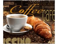 60X50CM PORANNA KAWA OBRAZ ŚCIAN DREWNIANE