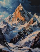 Plakat 50x65cm Górki Majestat Chwil