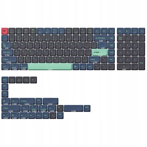 Keychron Keycaps Low Profile Dye-Sub PBT LSA - Hacker Full Set na Arena.pl