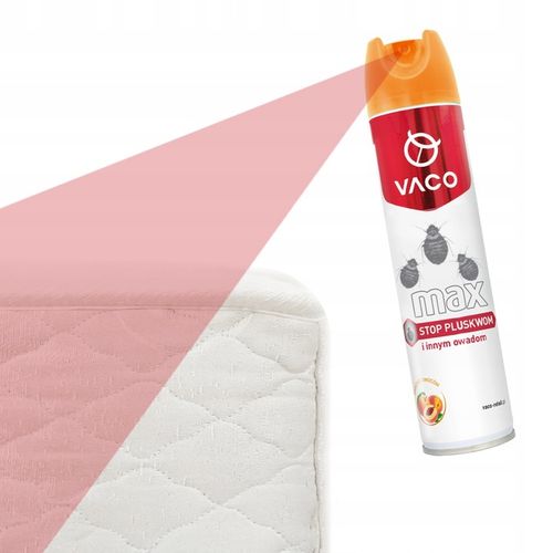Nowy Silny Preparat na Pluskwy Środek na Pluskwy Spray 300ml VACO MAX na Arena.pl