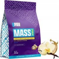 Gainer 3000g MASS PAK Complex BIAŁKO Węglowodany Kreatyna Whey Protein