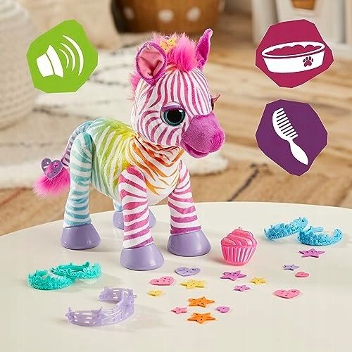 Furreal Interaktywna Maskotka Moja Tęczowa Zebra Zenya Hasbro f6373 na Arena.pl